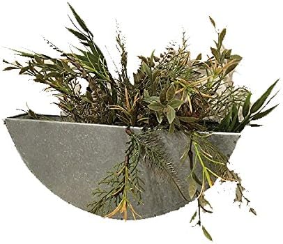 Pine Creek 16" x3" x6" Half Round Wall Planter