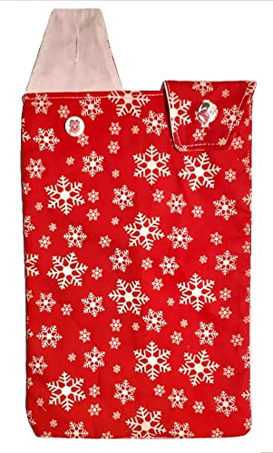 Catheter Leg Bag Holder. Drainage Bag Cover. Cotton. Snow.