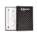 Qoosea Compatible with Apple Pencil Replacement Cap Holder, Nib Cover, Charging Cable Adapter Tether Replacement Accessories Kits Compatible with Apple Pencil Pen (3 in a Pack)