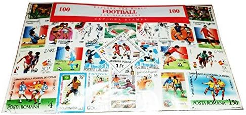 Worldwide Football / Soccer / Sports Stamp Collection Souvenir! 100 Stamps All Different! Souvenir / Speicher / Memoria! Highly Collectable Stamps! Collectable Stamps from Around the World! All Different! Timbre / Stempel / Francobollo / Sello!