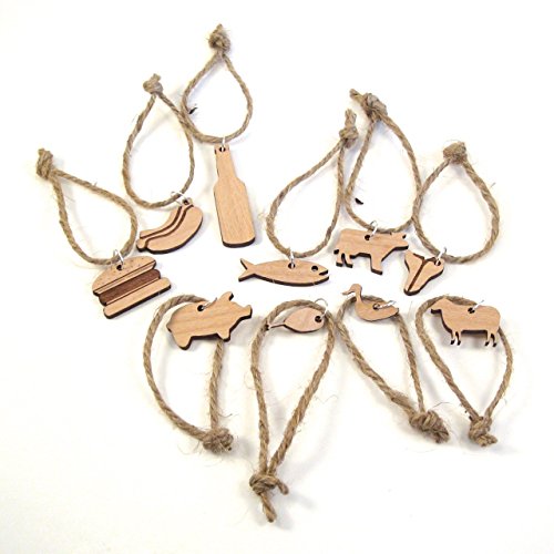 Beer Bottle Charms - Barbecue Theme