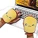 USB Hand Warmer Heated Gloves MOPO Toast Hand Warmers Winter Hot Finger-less Gloves USB Heating Warm Hands Gloves Powered Wearable Fingerless USB Gloves Christmas Gift for Children and Women
