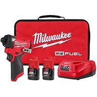 Milwaukee Electric - M12 Fuel. 1/4 HEX Impact Driver KIT