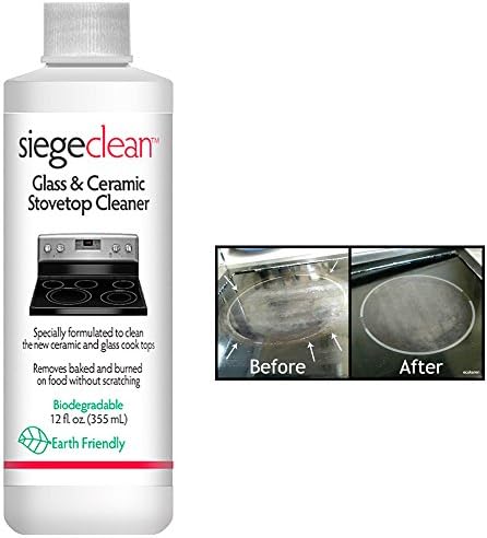 Cleaner Glass Stove Stovetop Polish Heavy Duty Cooktop Eco Friendly 12oz Bottle