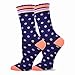 TeeHee Women's Ladies Value 6-Pair Crew Socks (Polka Dots Scallop)