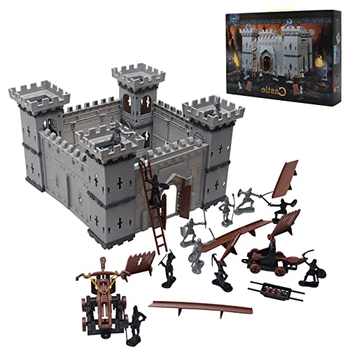 CfoPiryx Medieval Castle Toys,Knight Game Soldier Model Building