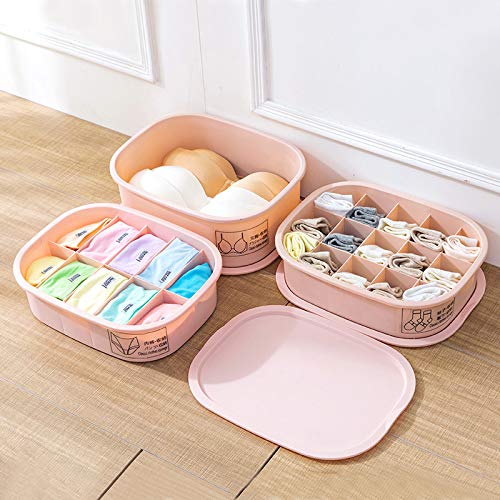 Lazo plástico sujetador ropa interior Calcetines cajón de