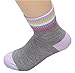 Galsang 5 Pairs Womens Lightweight Casual Comfortable Crew Cotton Sock #A938 (candy color)