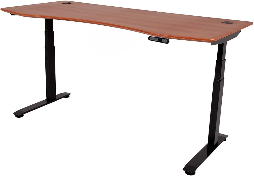 Best electric height adjustable computer desk cherry