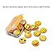 MORCART 54 Emoji Magnets for Fridge Funny Refrigerator Magnets - Magnets for Whiteboard Locker Decorative Magnets - Cute Magnets for Home Kitchen Office School Gift for Family and Friend