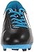 adidas Performance Conquisto Firm-Ground J Soccer Cleat ,Black/White/Solar Blue,4.5 M US Big Kid