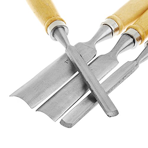 Click Here to See More Images 4Pcs/Set DIY Round Hole Carving Clay Sculpture Hand Chisel