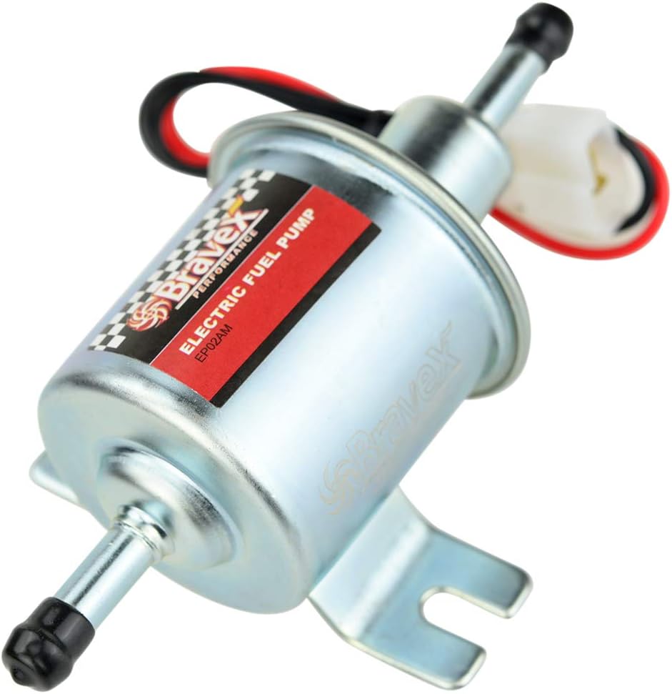 E8012S Universal Electric Fuel Pump Low Pressure 5-9 PSI 12V w/Installation Kit: Automotive