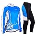 sponeed Women Cycling Pants Full Sleeve Road Bike Clothes Tights 4D Padded