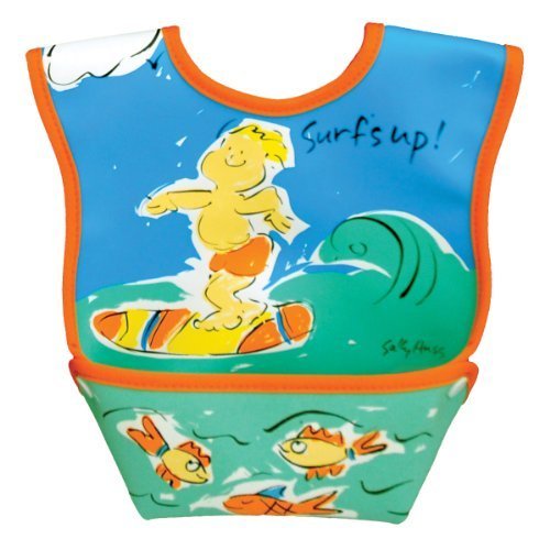 Dex Baby Dura Bib - Stage 1 - Small 3 - 12 Months (Surfs Up)