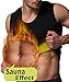 Hisweet Body Shaper for Men Tummy Neoprene Slimming Tank Top Vest Weight Loss Gym Shirt for Workout