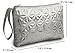 Handbag Organizer Bag Set Of 3 For Travel, Toiletries, Cosmetics, Cables, Gadgets (Bling)