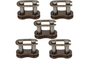 HIAORS 25H Chain Spare Master Link for 2 Stroke 33cc 43cc 47cc 49cc Gas E Scooter Mini Moto Kids ATV Quad 4 Wheeler Dirt Pocket Bike 5pcs