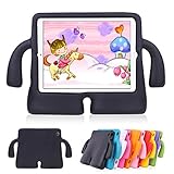 Lioeo iPad Pro 9.7 Case Kids iPad Air Case Kids iPad Air 2 Case Cartoon LightWeight Shockproof Durable Protection Cases EVA Foam Protective Cases and Covers for Apple iPad 5 6 New iPad 2017 (Black)