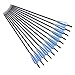 DMAR Crossbow Arrows Bolts Practice Arrows Hunting Archery Carbon Crossbow Bolt Lightweight Carbon Shafts Pack of 12pcs Carbon Spine 500 for Competition/Practice Hunting/Archery Accessories- 20 Inches