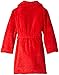 Bunz Kidz Little Girls' Toddler Robe and 2 Piece Christmas Pajama Set, Red, 2T