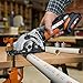 WORX WX943L 20V Cordles Drill Driver WX101L, 20V Lithium Circular Worxsaw WX523L, 20V Cordless Reciprocating Saw WX500L and 20V Flexible LED light WX028L Combo Kit