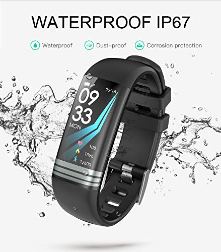 smaate Fitness Tracker as Christmas Gifts for Women, Teen Girls, Mom or Grandma, Heart Rate Monitor Watches for Mother, Color Screen, Message Read on Wrist, Pedometer, Alarm, Waterproof G26S Purple