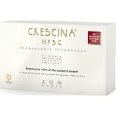 CRESCINA Transdermic HFSC Complete Treatment for Restoring Hair Growth and Against Hair Loss for Women, 200, 10+10 Vials