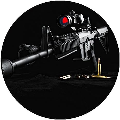 AliBli Computer PC Round Mouse Mat Color Printed Mousepad Round Non Slip Rubber Mouse pad Gaming Mouse Pad 12.2”x12.2” (001juji)
