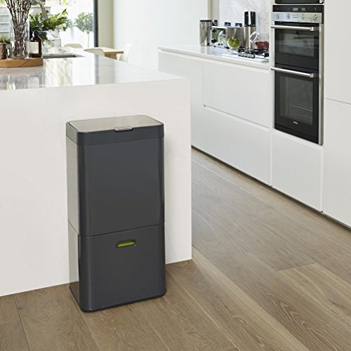 Joseph Joseph 30002 Intelligent Waste Totem Kitchen Trash Can and Recycle Bin Unit with Compost
