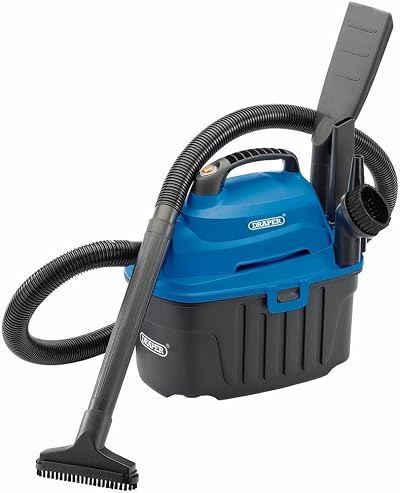 Draper 10L Wet Dry Vacuum Cleaner 1000W 1.5M Hose 12 Accessories