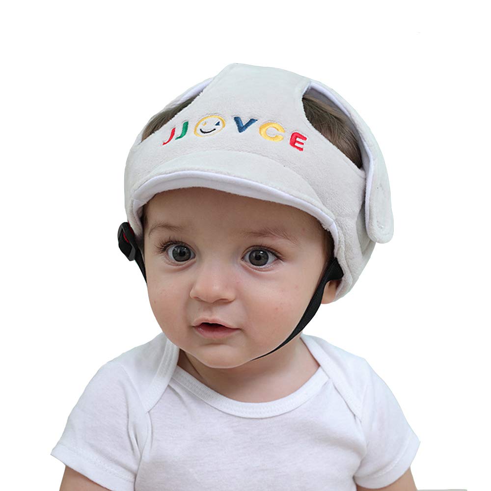 Eyand Baby Safety Helmet - Toddler Adjustable Safety Helmet Hat, Soft Infant Protective Safety Hat, Head Protection Hat for Walking Crawling(Grey)
