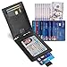 Vemingo Genuine Leather Men Wallets with Money Clip Minimalist RFID Blocking Credit Card Holder Slim Front Pocket Bifold Wallet, Black