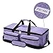 PICAN Foldable Carrying Bag Compatible with Cricut Explore Air and Maker, Tote Bag Compatible with Cricut Explore Air 2 and Silhouette Cameo 3 (Purple)