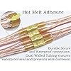 MONOLIT-100PCS-YELLOW-Heat-Shrink-Butt-Connectors-Insulated-Waterproof-Marine-Automotive-Grade-Electrical-Wire-Crimp-12-10-Butt-Connectors