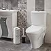 Richards Homewares Free Standing Toilet Paper Storage Reserve - Modern Bathroom Space Saver - Holds 3 Standard Rolls – Satin Nickel