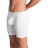 Obviously PrimeMan - Boxer Brief 6 inch Leg - White - Large
