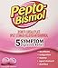 Pepto Bismol Individual Sealed 2 Tablets in a Packet (2 Boxes of 25 Packets) Total 100 Tablets