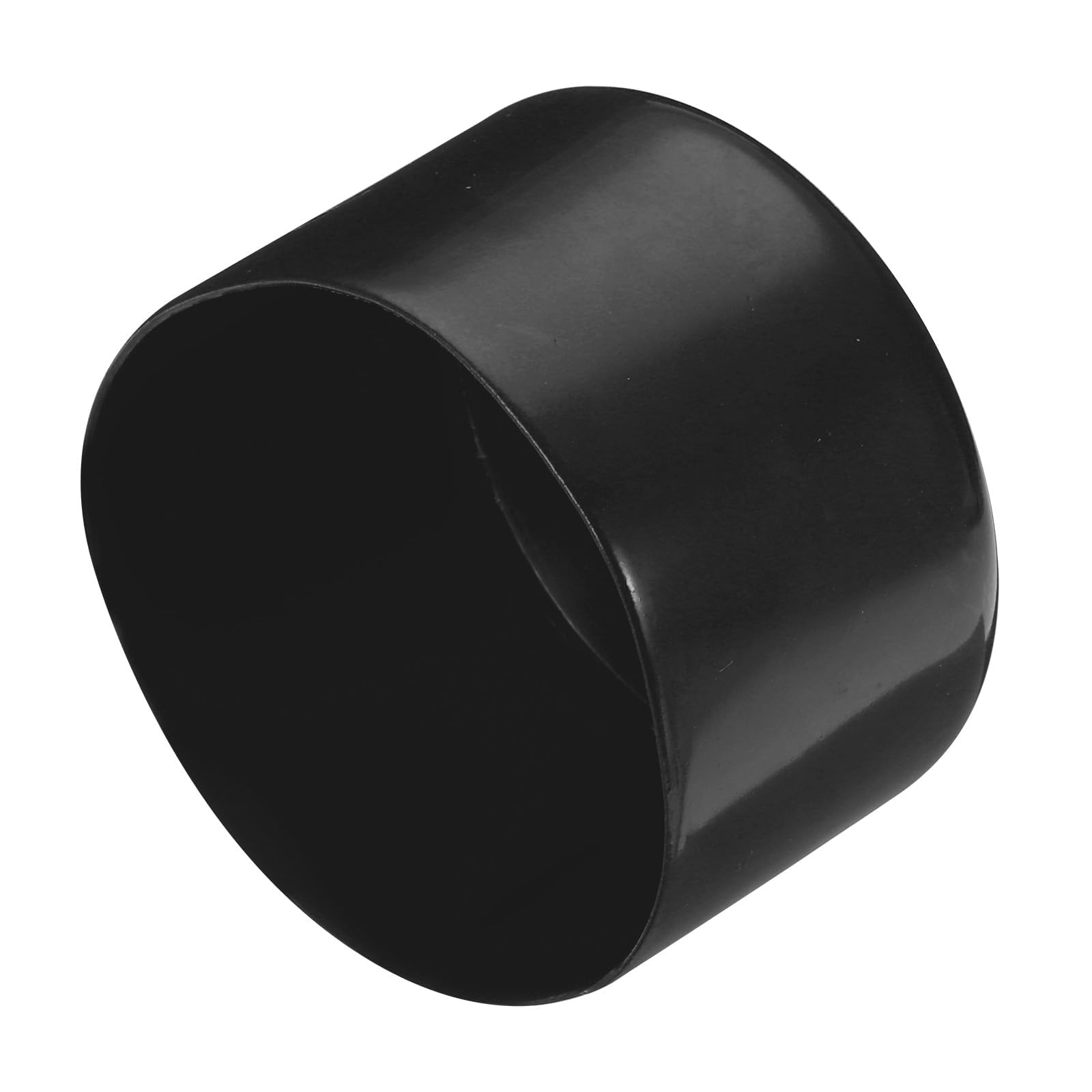 TA-VIGOR 4Pcs Rubber End Caps, 70mm ID Round Flexible Screw End Caps Thread Protectors, Black Vinyl Bolt Covers Rubber Covers for Screws, Tubes, Cables, Wires, etc