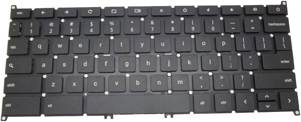 GAOCHENG Laptop Keyboard for Acer Chromebook C740 NSK-RA0SQ 01 AEZHNU00010 9Z.NB0SQ.001 NK.I1117.025 United States US Without Frame