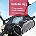 CFF Waterproof Handle-bar Bag Bicycle Motorcycle Front Mounted Portable Storage W/Transparent Pouch Compatible with Apple Phone 6,6s,7,8,8p,X,and Sumsung 8, 9thumb 1