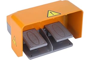 YDT1‑18 380VAC Foot Pedal Switch Foot Operated Pedal Controller Dual Electrical Switches for Electrical Machine Power Supply 