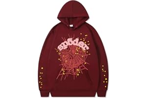 Sybnwnwm Punk Hoodie Men Spider Web Blast Print Y2K Grunge Sweatshirt Hoodies Gothic Streetwear Pullover Yputh