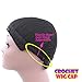 HANNE Clip in Cornrow Crochet Braided Wig Cap Adjustable Medium Size Crochet Wig Cap