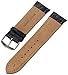 Hadley-Roma Men's MSM907RA-240 24-mm Black Genuine Leather WatchStrap