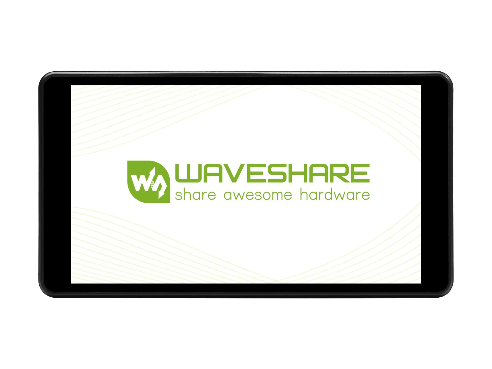 Waveshare 5.5inch Capacitive Touch AMOLED HDMI Display, with Toughened Glass Panel & Black Protection Case, Only for Raspberry Pi 4B