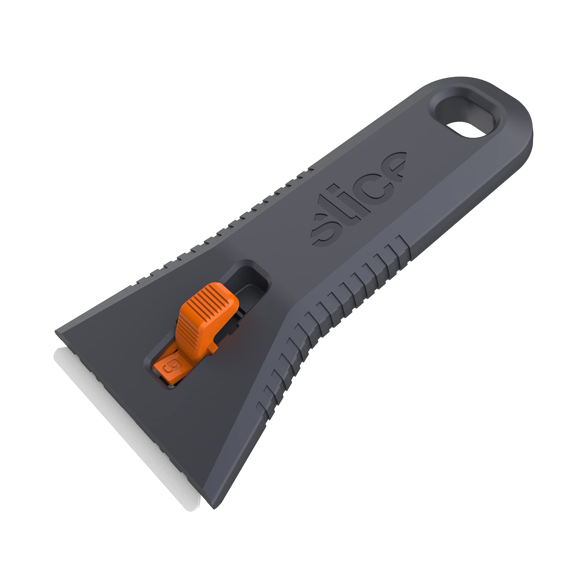 10591 Manual Utility Scraper, Locking Ceramic Blade, Rust , Finger Friendly, Soft-Touch Comfort Grips