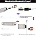 Gaoykai weighted jump rope for handle,Tangle-Free PU Wire rope with bearing comfortable foam handle,skipping rope for workout and fitness training for men women and kids