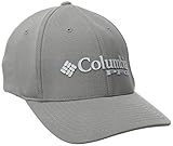 Columbia Men's PFG Mesh Pique Ball Cap, Titanium/Double Hook, Small/Medium