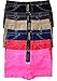 WS Women's Seamless Mamia Panty BoyShorts Stretch Classy Sexy Multi-6 pack (Denim-6pack)